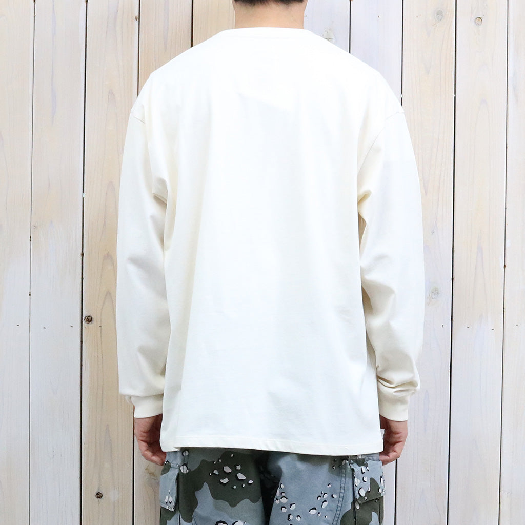 nanamica : OOAL L/S Graphic Tee (Ivory)