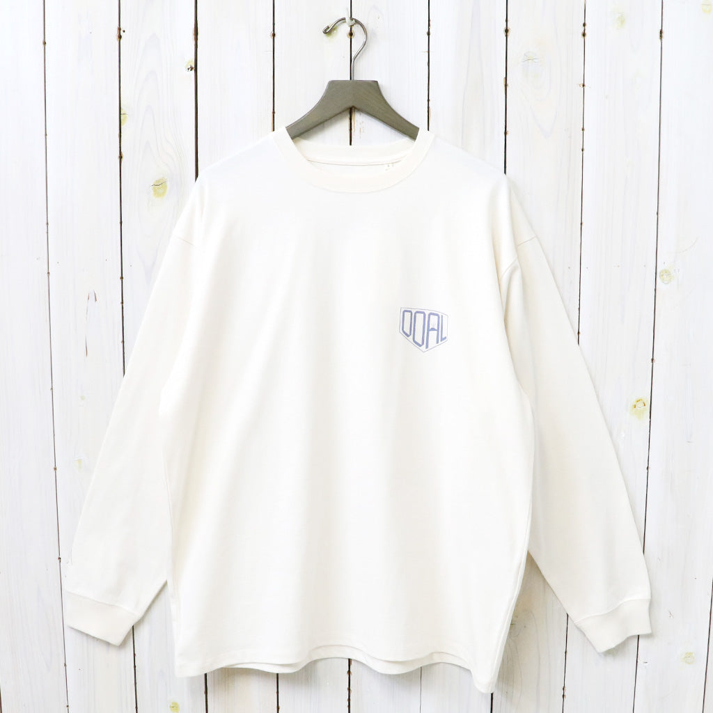 nanamica『OOAL L/S Graphic Tee』(Ivory)