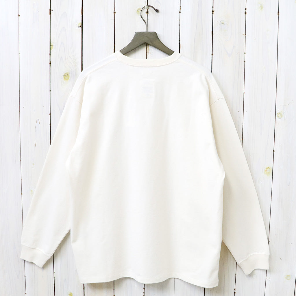 nanamica『OOAL L/S Graphic Tee』(Ivory)