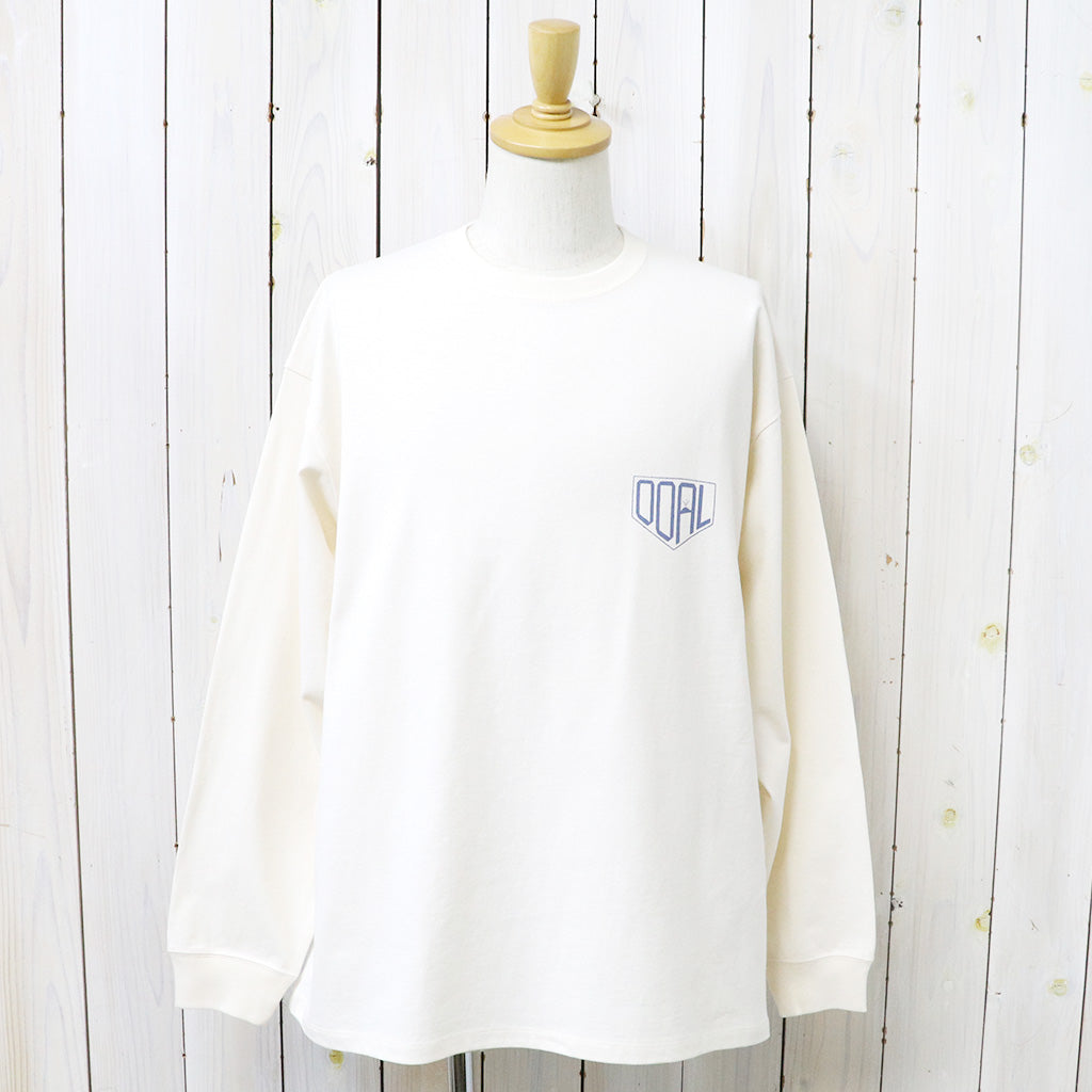 nanamica : OOAL L/S Graphic Tee (Ivory)