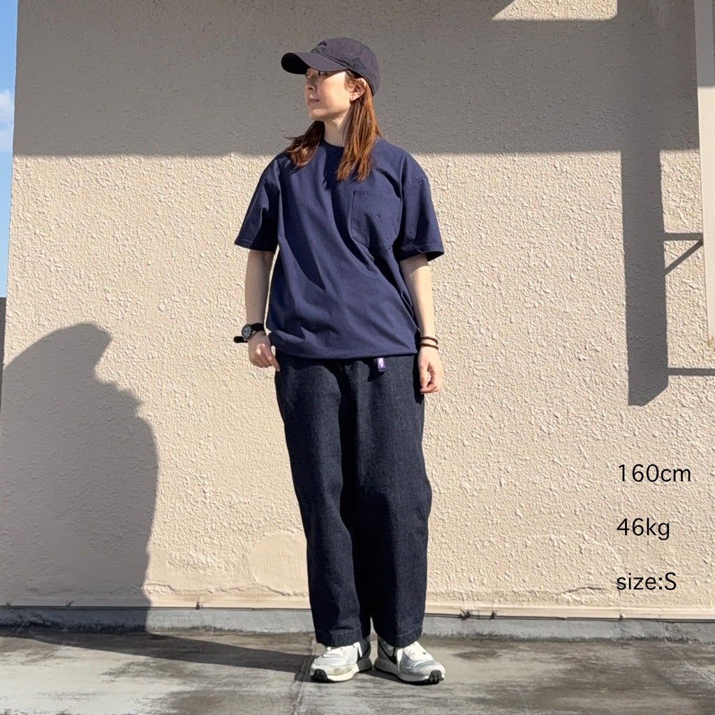 THE NORTH FACE PURPLE LABEL『High Bulky Pocket Tee』(Midnight Navy)