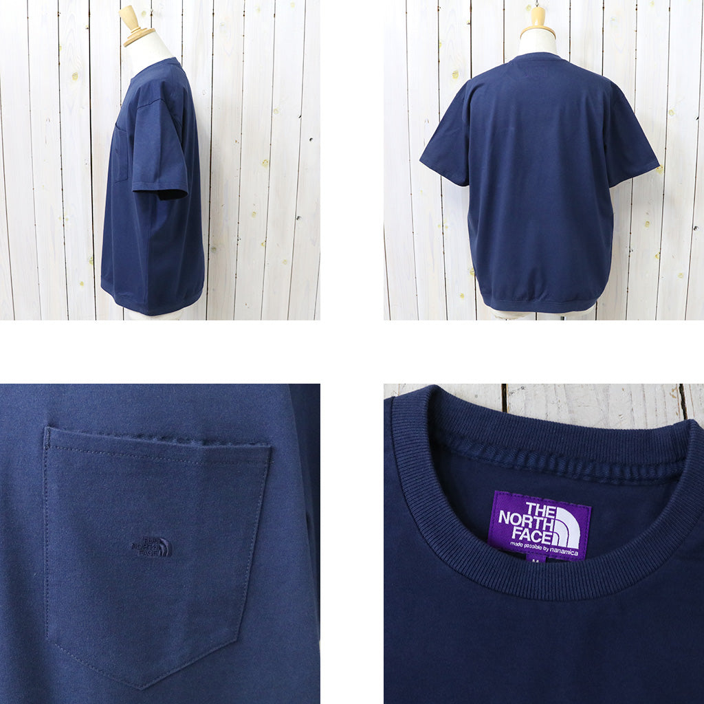 THE NORTH FACE PURPLE LABEL『High Bulky Pocket Tee』(Midnight Navy)