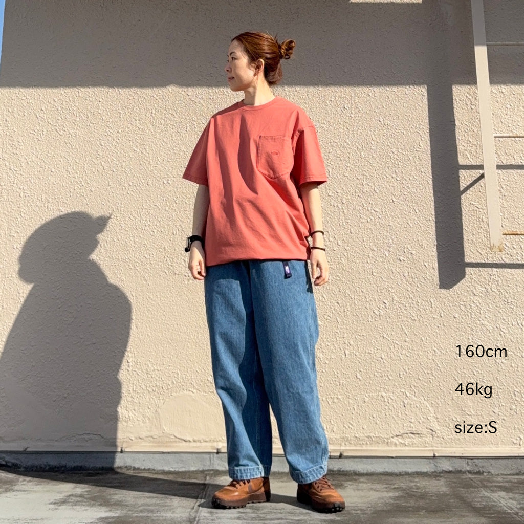 THE NORTH FACE PURPLE LABEL『High Bulky Pocket Tee』(Pink Ginger)
