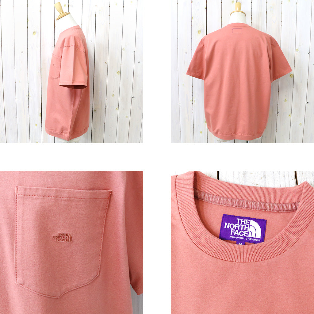 THE NORTH FACE PURPLE LABEL『High Bulky Pocket Tee』(Pink Ginger)