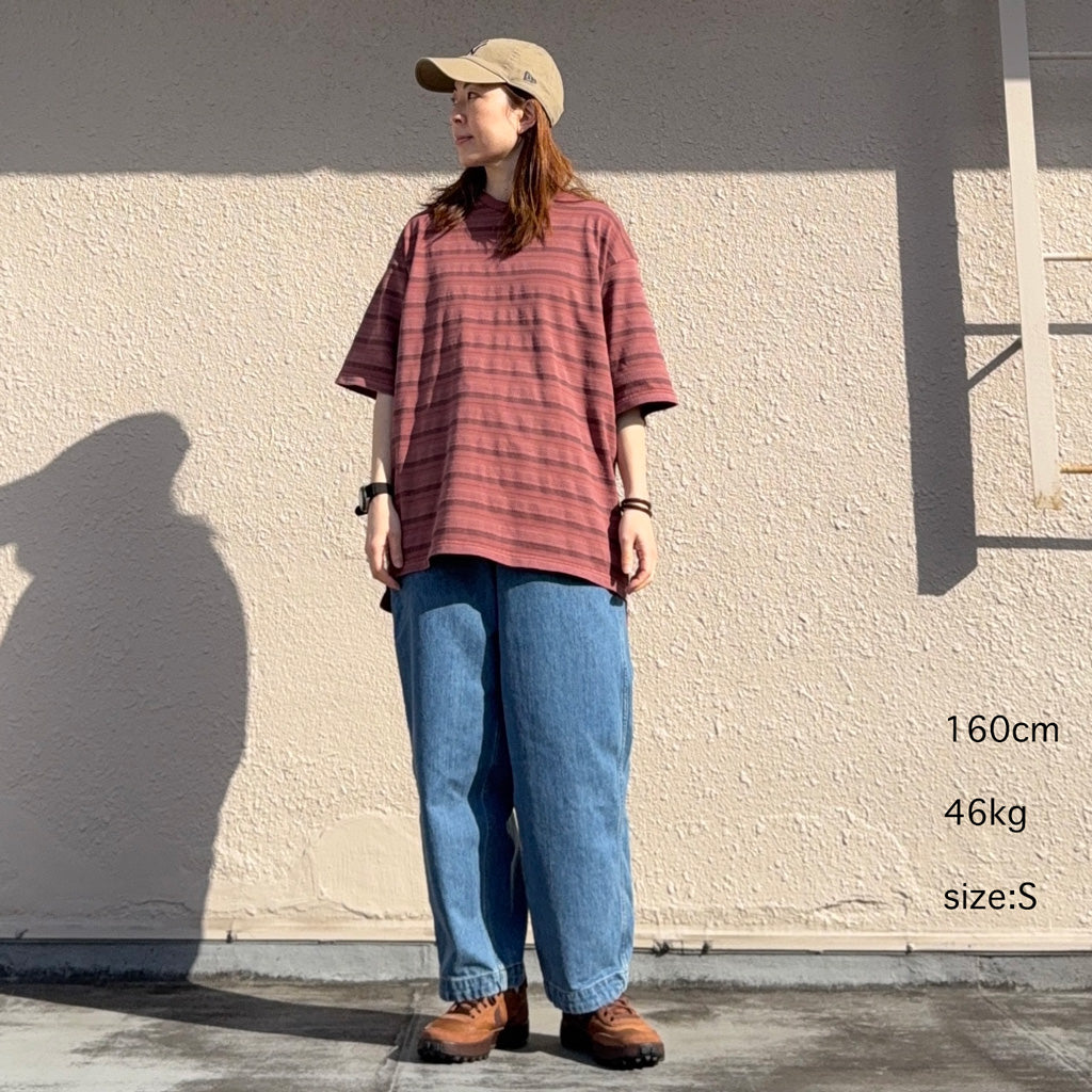 THE NORTH FACE PURPLE LABEL『Jacquard Field Tee』(Mix Red)