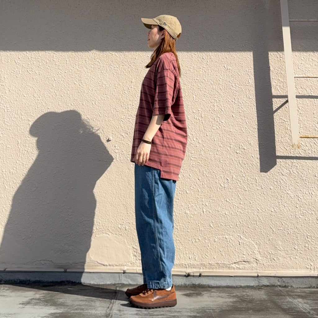 THE NORTH FACE PURPLE LABEL『Jacquard Field Tee』(Mix Red)