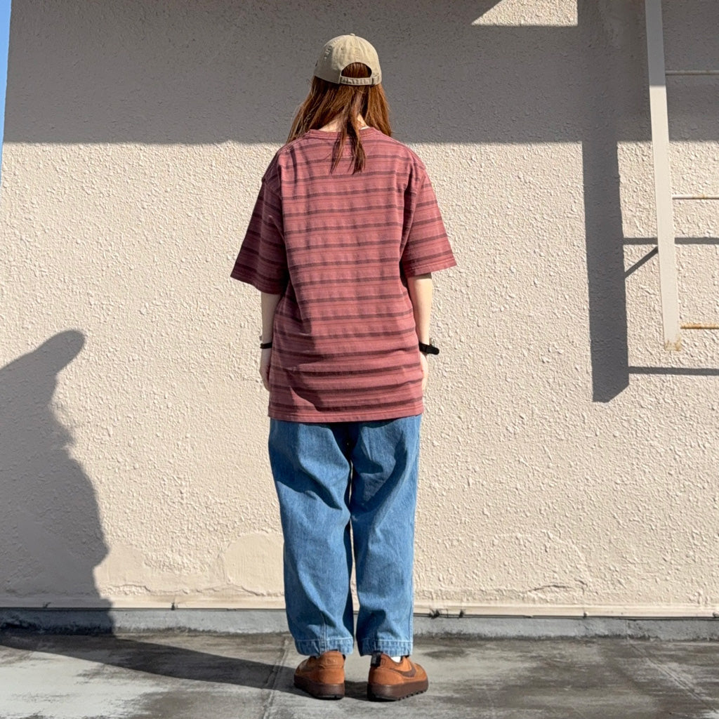 THE NORTH FACE PURPLE LABEL『Jacquard Field Tee』(Mix Red)
