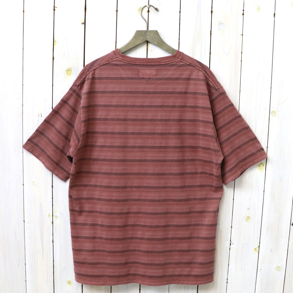 THE NORTH FACE PURPLE LABEL『Jacquard Field Tee』(Mix Red)