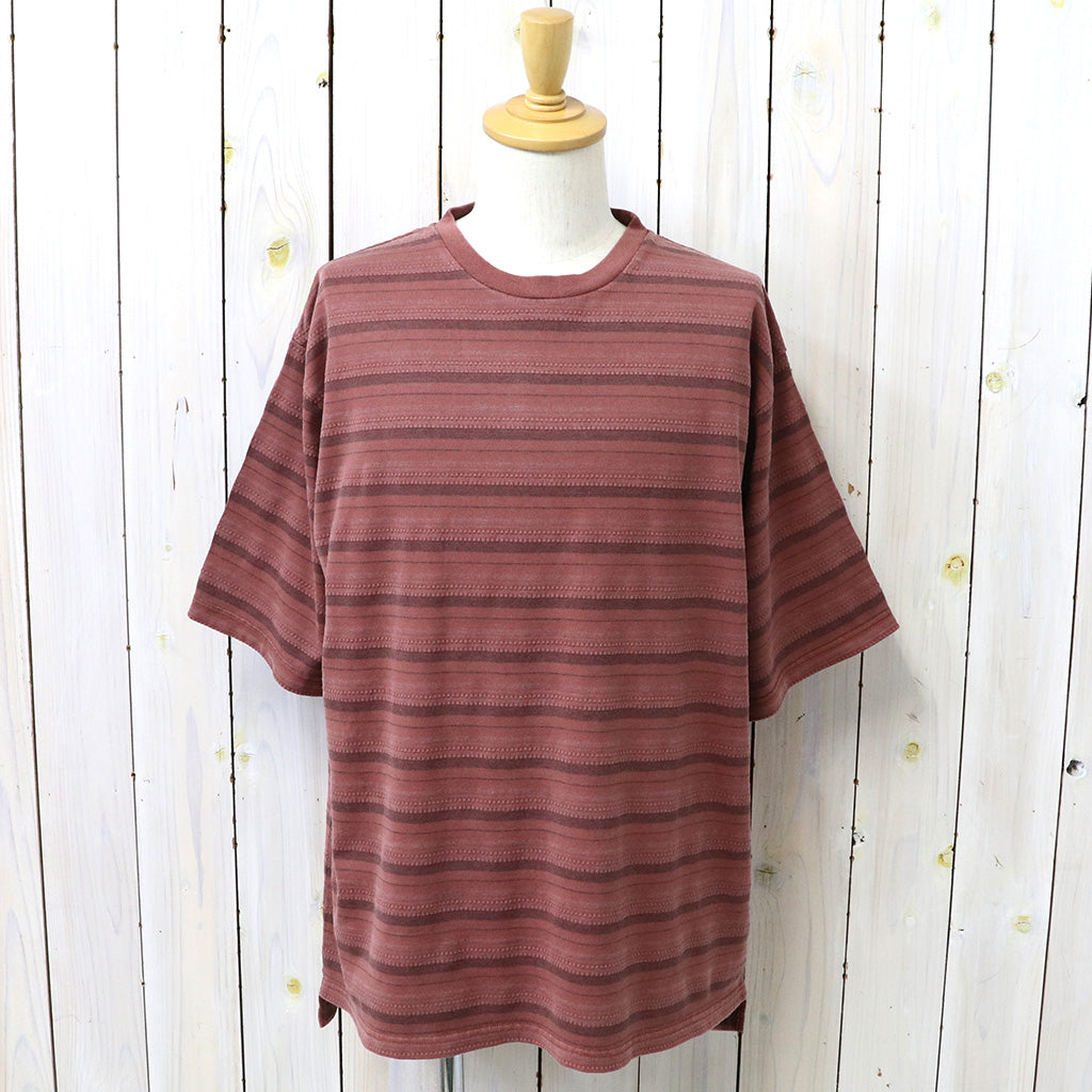 THE NORTH FACE PURPLE LABEL『Jacquard Field Tee』(Mix Red)