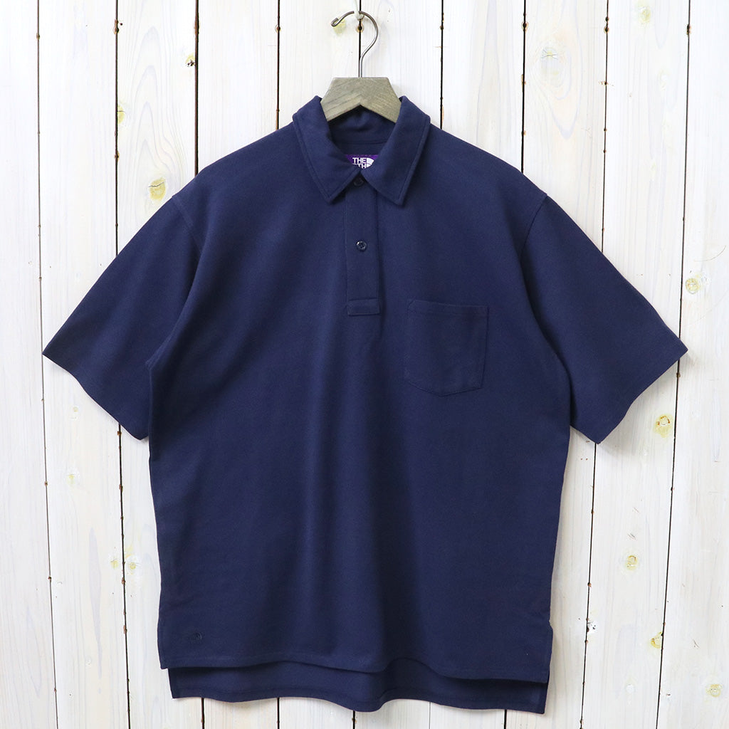 THE NORTH FACE PURPLE LABEL『Moss Stitch Field Big Polo』(Navy)