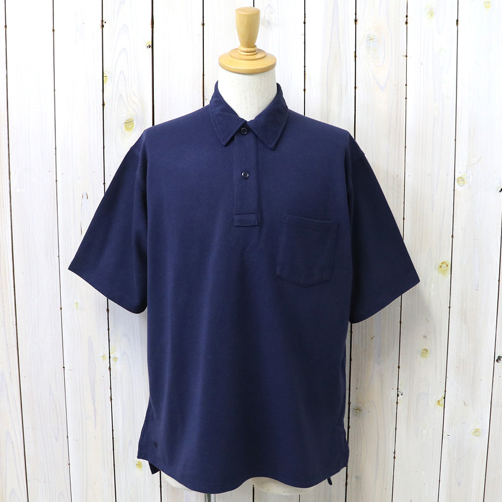 THE NORTH FACE PURPLE LABEL『Moss Stitch Field Big Polo』(Navy)