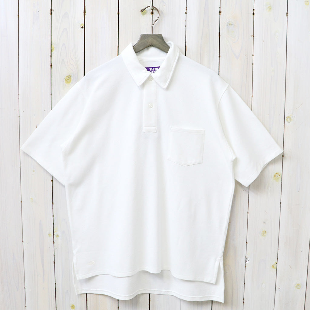 THE NORTH FACE PURPLE LABEL『Moss Stitch Field Big Polo』(White)