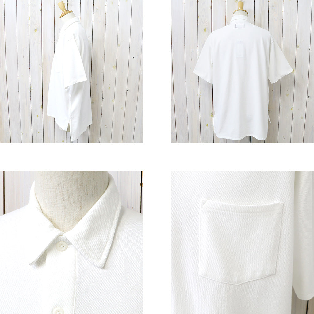 THE NORTH FACE PURPLE LABEL『Moss Stitch Field Big Polo』(White)