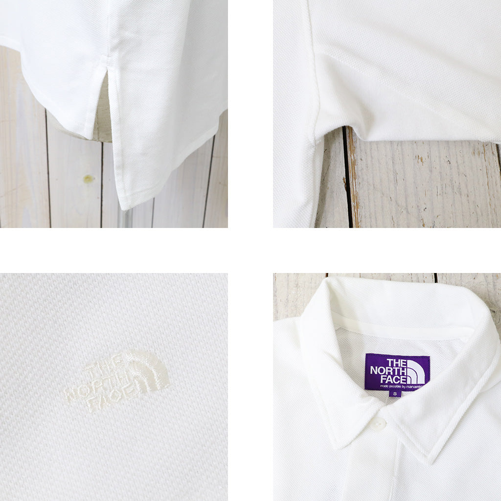 THE NORTH FACE PURPLE LABEL『Moss Stitch Field Big Polo』(White)