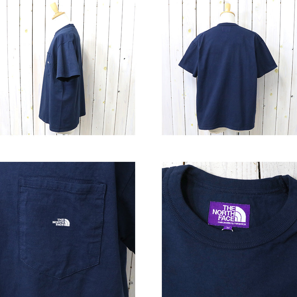 THE NORTH FACE PURPLE LABEL『7oz Pocket Tee』(Navy/Off White)