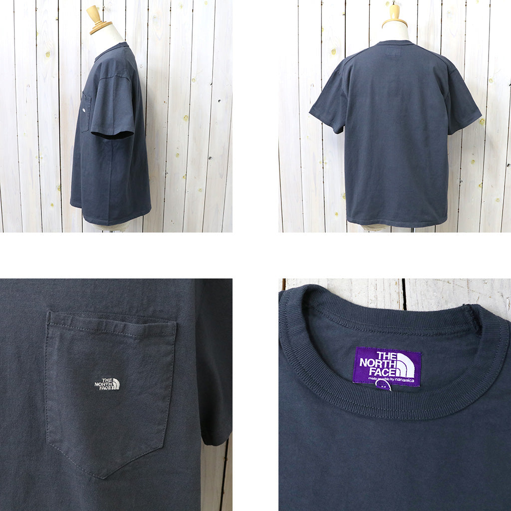 THE NORTH FACE PURPLE LABEL『7oz Pocket Tee』(Asphalt Gray/Off White)