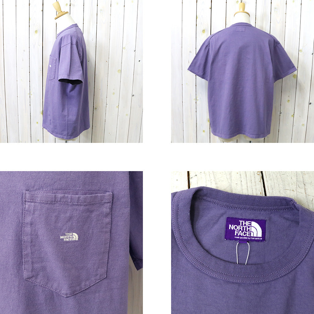 THE NORTH FACE PURPLE LABEL『7oz Pocket Tee』(Fade Purple/Off White)