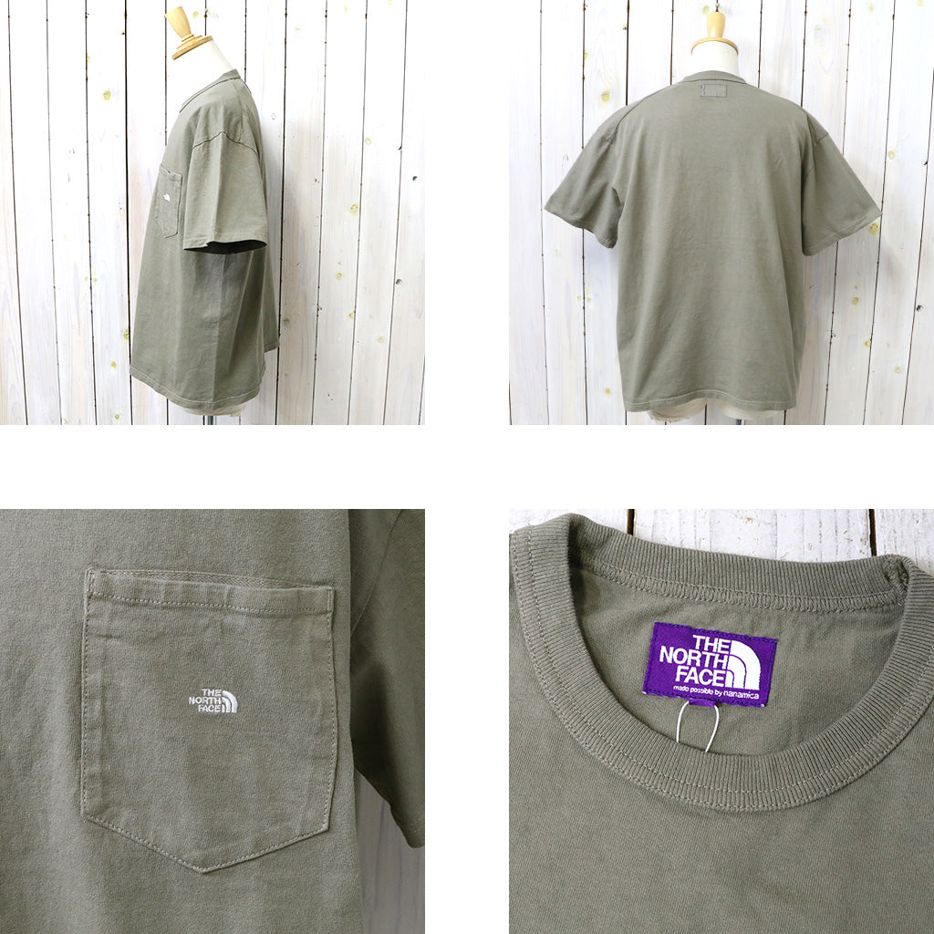 THE NORTH FACE PURPLE LABEL『7oz Pocket Tee』(Cedar/Off White)