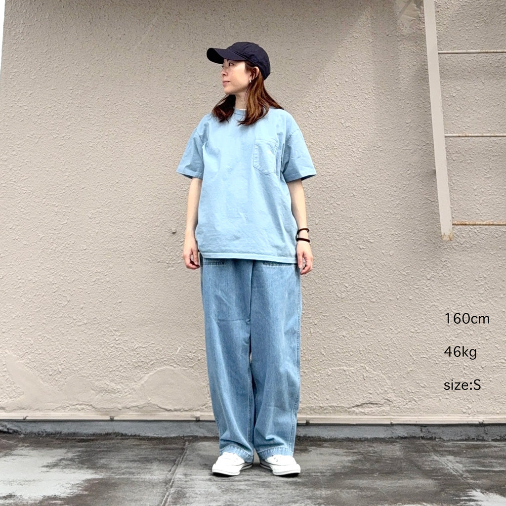 THE NORTH FACE PURPLE LABEL『7oz Pocket Tee』(Sax/Off White)