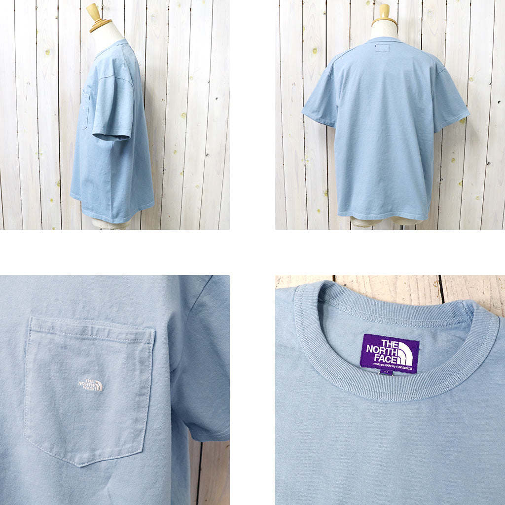 THE NORTH FACE PURPLE LABEL『7oz Pocket Tee』(Sax/Off White)