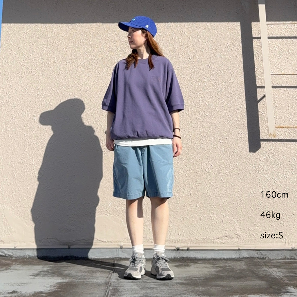 THE NORTH FACE PURPLE LABEL : 11oz Field Short Sleeve Sweatshirt (Smokey Purple)