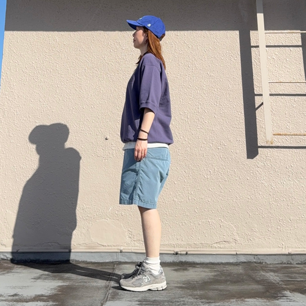 THE NORTH FACE PURPLE LABEL : 11oz Field Short Sleeve Sweatshirt (Smokey Purple)