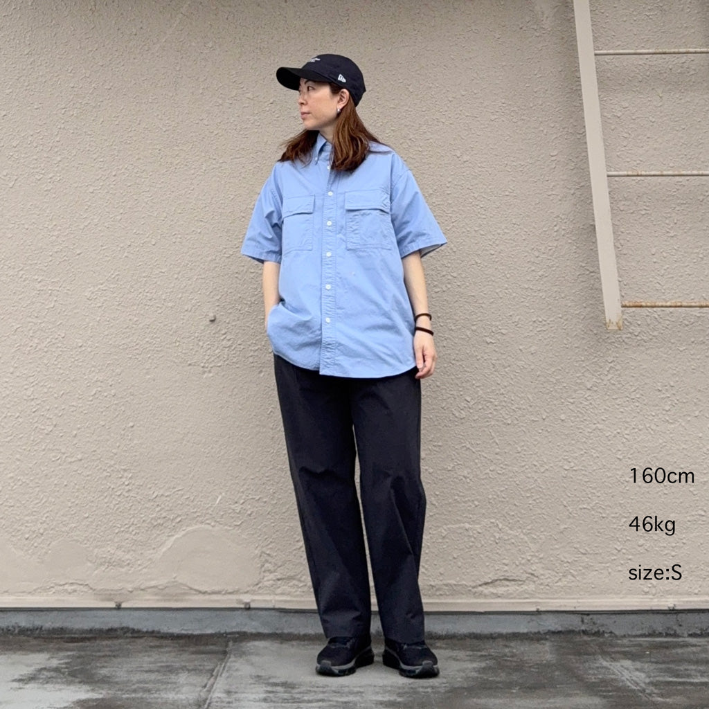 THE NORTH FACE PURPLE LABEL : Button Down Field S/S Shirt (Sax)
