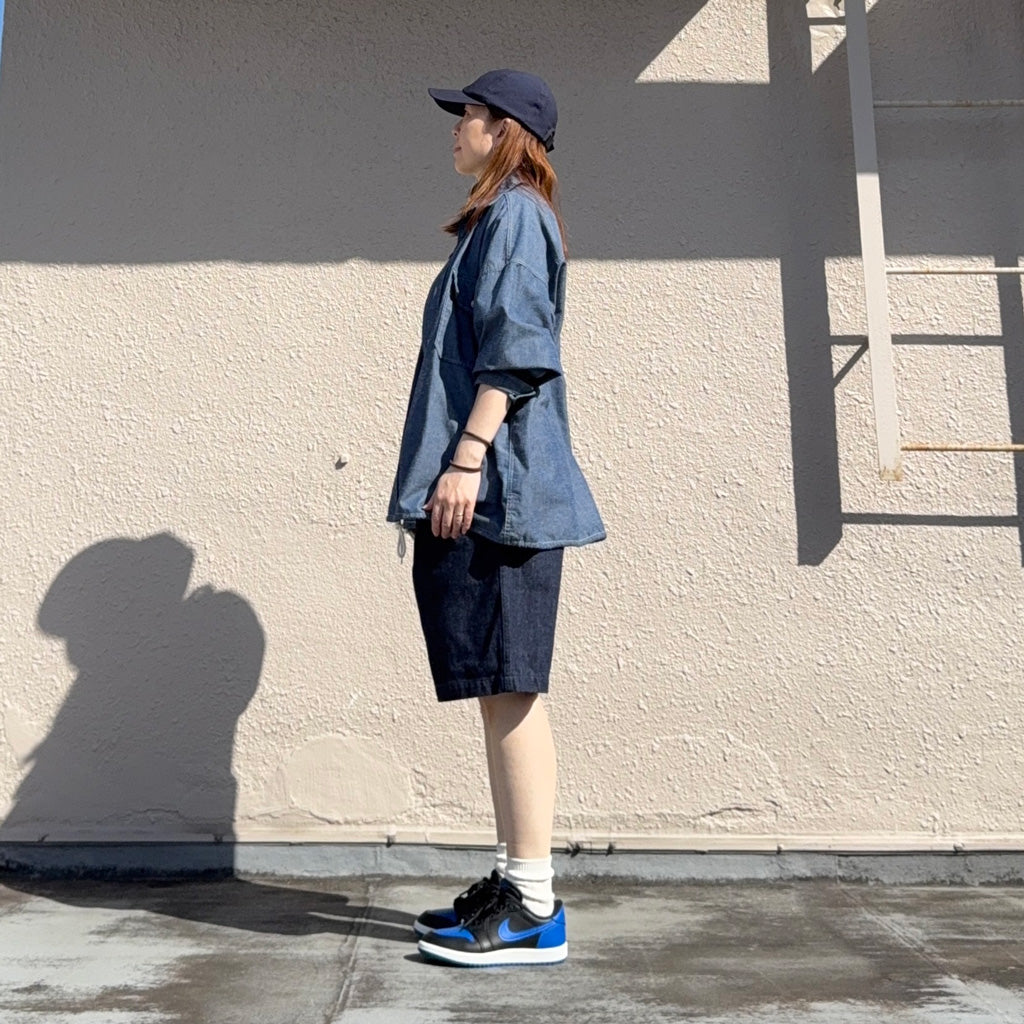 THE NORTH FACE PURPLE LABEL : Denim Tuck Field Shorts (Indigo)