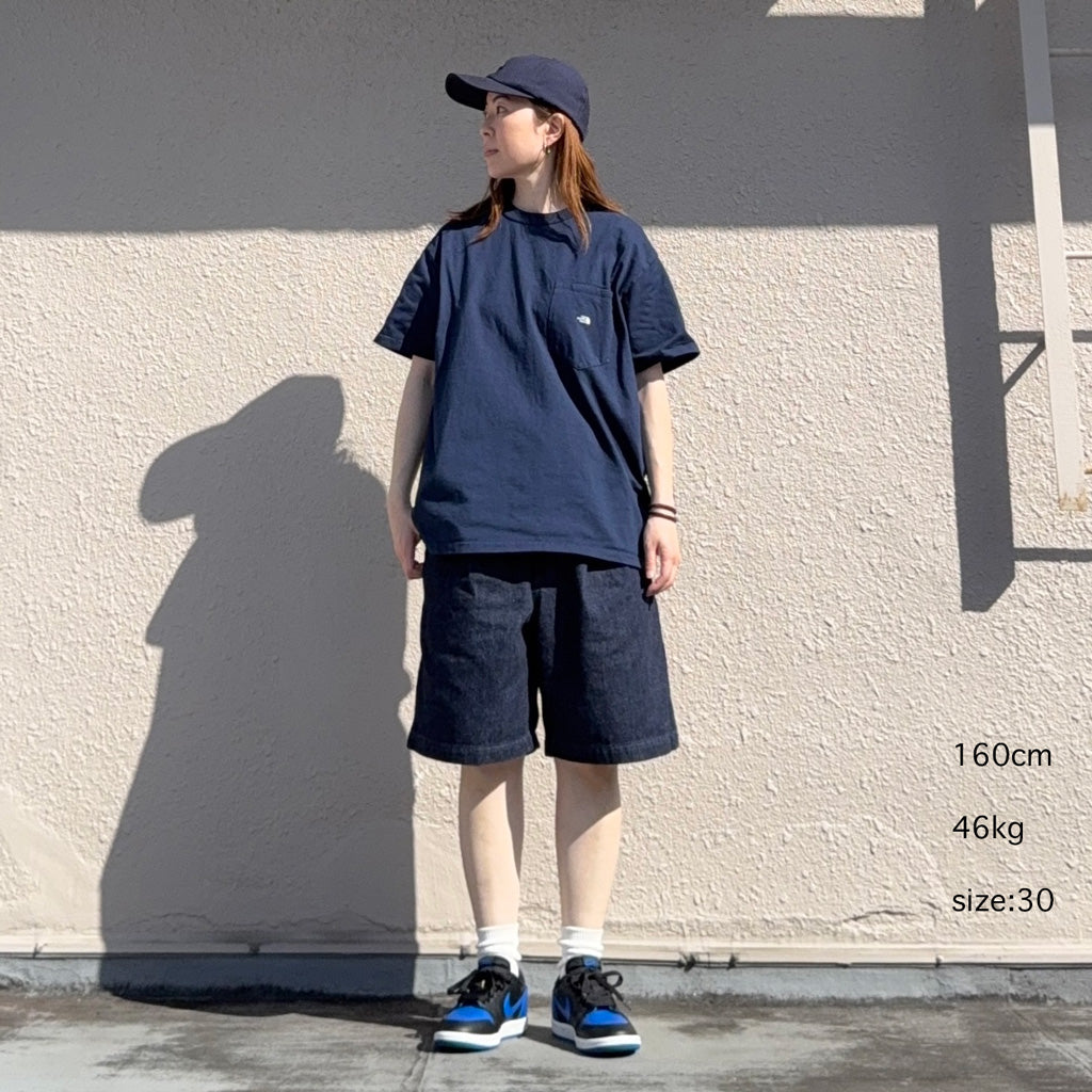 THE NORTH FACE PURPLE LABEL : Denim Tuck Field Shorts (Indigo)