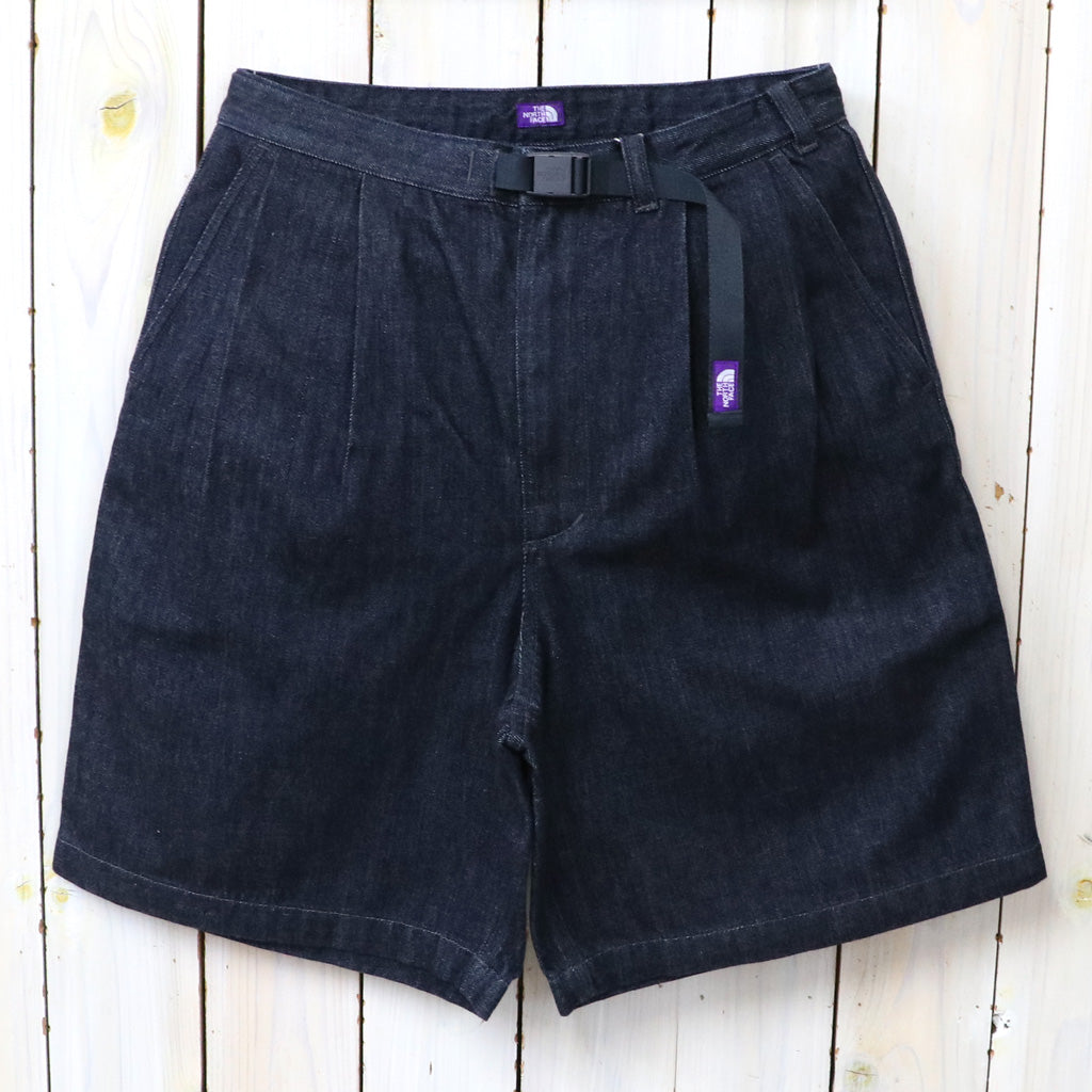 THE NORTH FACE PURPLE LABEL : Denim Tuck Field Shorts (Indigo)