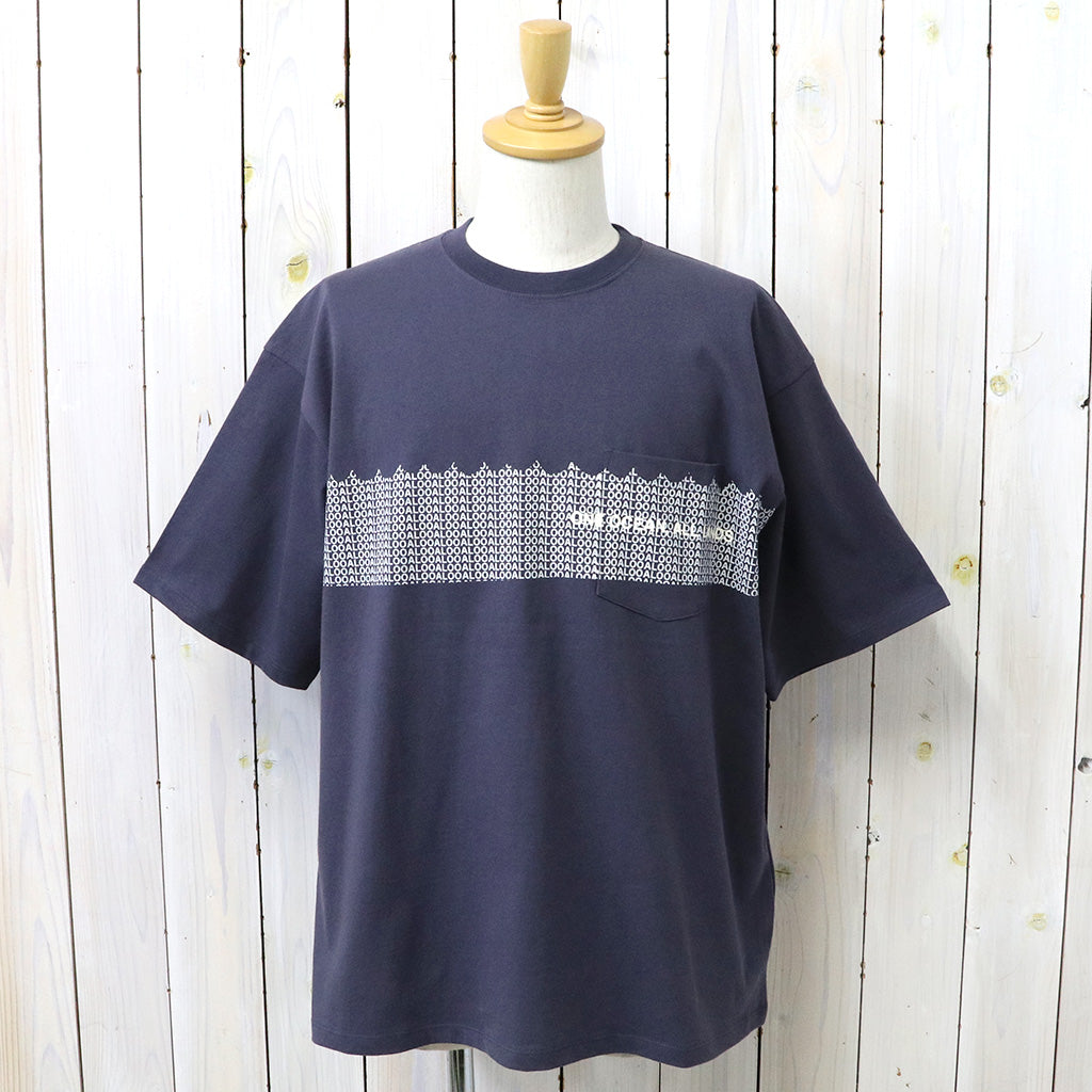 nanamica『OOAL Graphic Pocket Tee』(Vintage Navy)