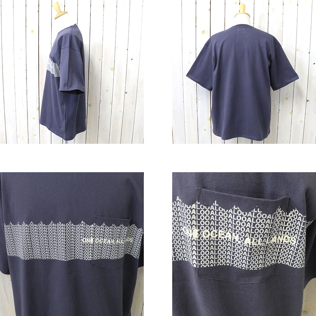 nanamica『OOAL Graphic Pocket Tee』(Vintage Navy)