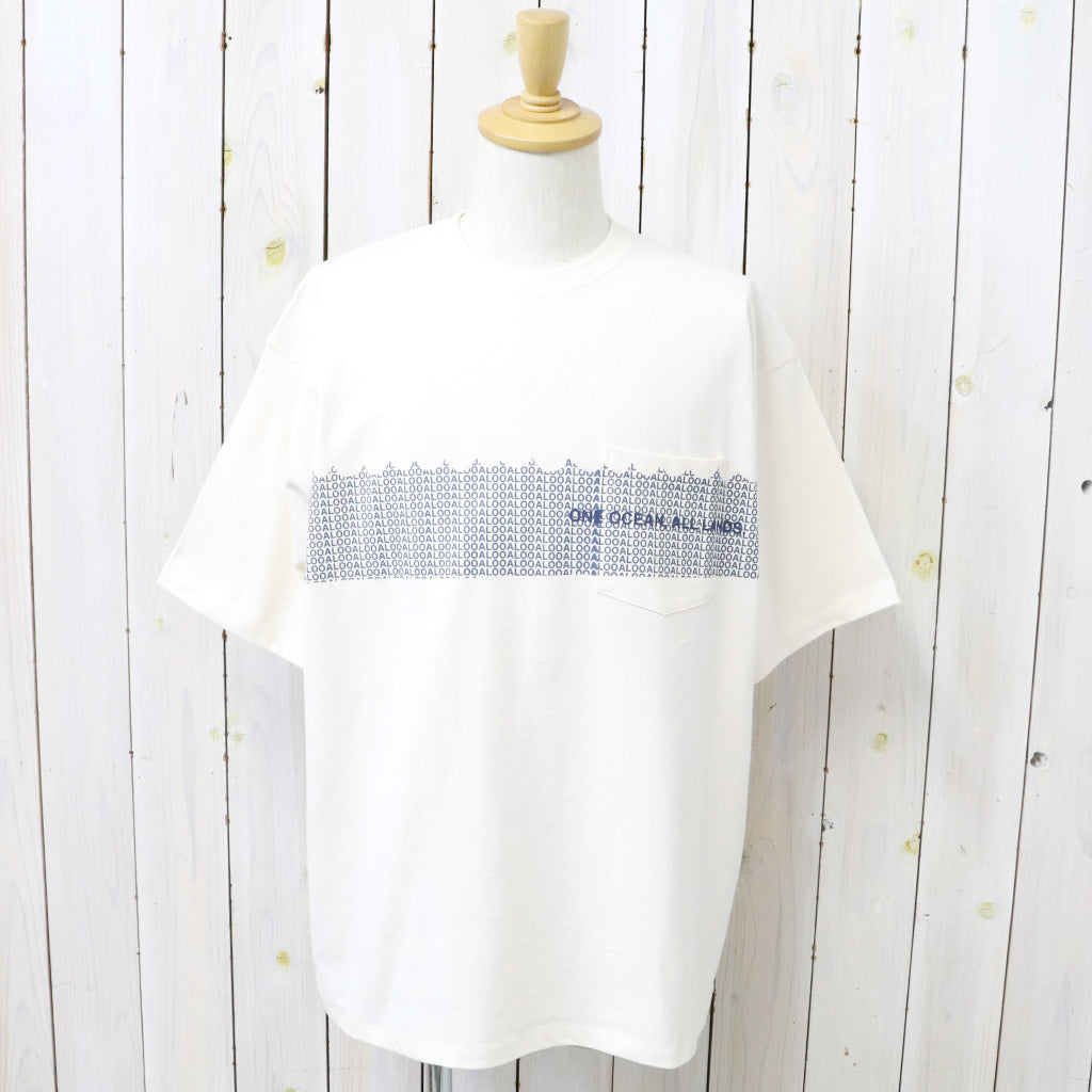 nanamica『OOAL Graphic Pocket Tee』(Ivory)