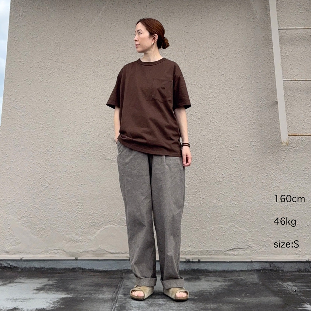 THE NORTH FACE PURPLE LABEL : 8oz Field Pocket Tee (Brown)