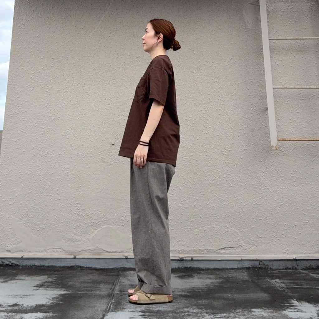 THE NORTH FACE PURPLE LABEL : 8oz Field Pocket Tee (Brown)