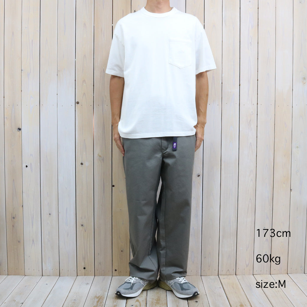 THE NORTH FACE PURPLE LABEL : 8oz Field Pocket Tee (Off White)