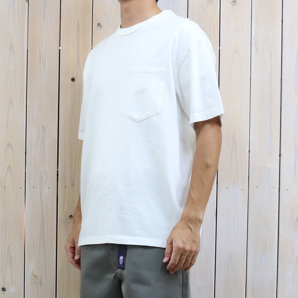 THE NORTH FACE PURPLE LABEL : 8oz Field Pocket Tee (Off White)