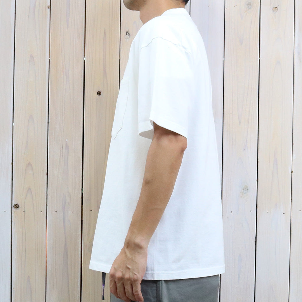 THE NORTH FACE PURPLE LABEL : 8oz Field Pocket Tee (Off White)