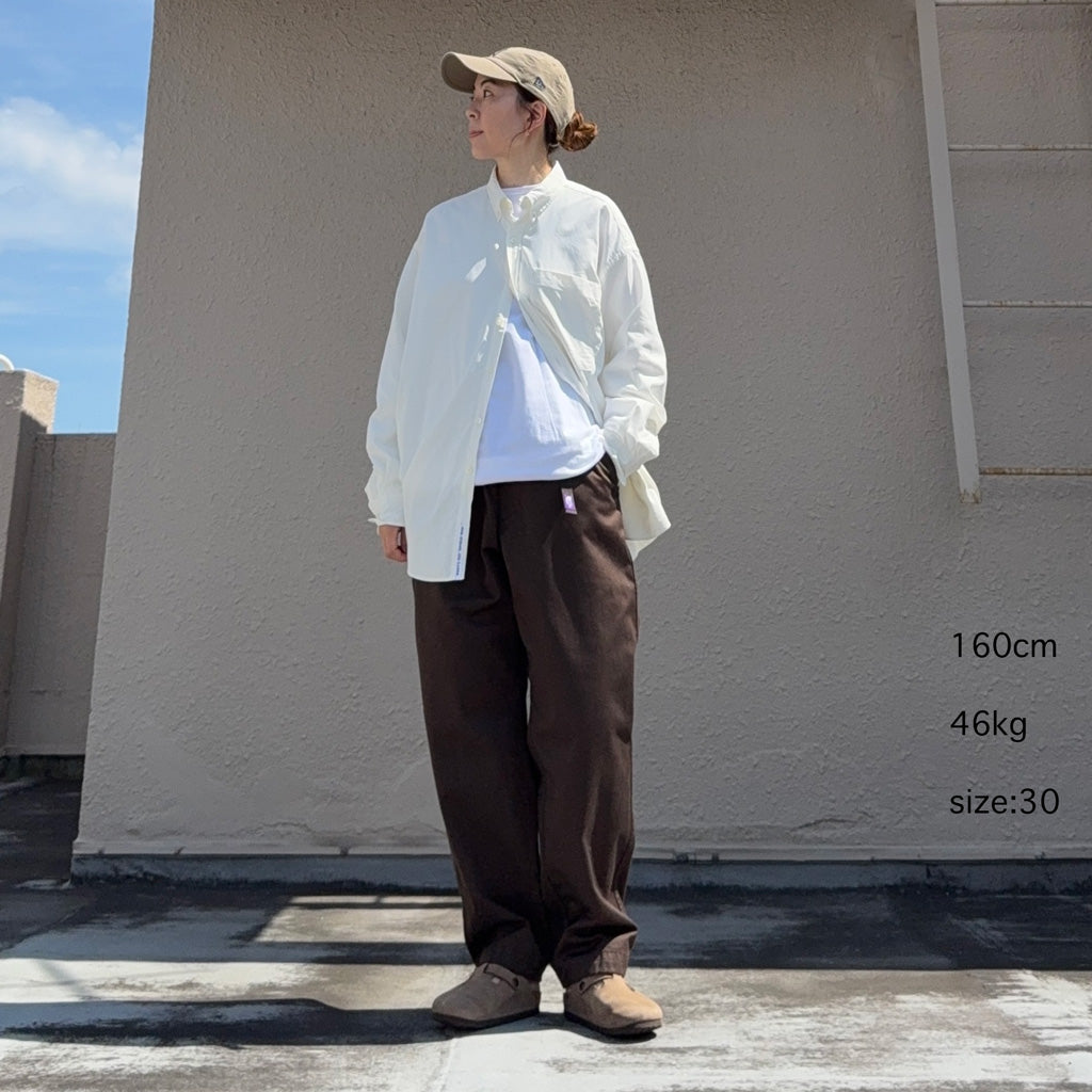 THE NORTH FACE PURPLE LABEL : Chino Wide Tapered Field Pants (BROWN)