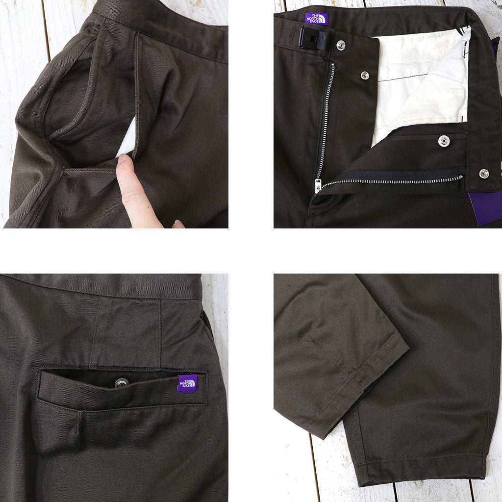 THE NORTH FACE PURPLE LABEL : Chino Wide Tapered Field Pants (BROWN)