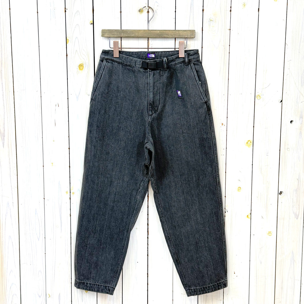 THE NORTH FACE PURPLE LABEL : Denim Wide Tapered Field Pants (Gray)