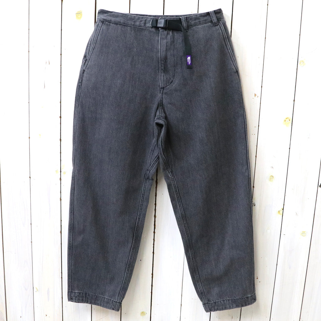 THE NORTH FACE PURPLE LABEL : Denim Wide Tapered Field Pants (Gray)