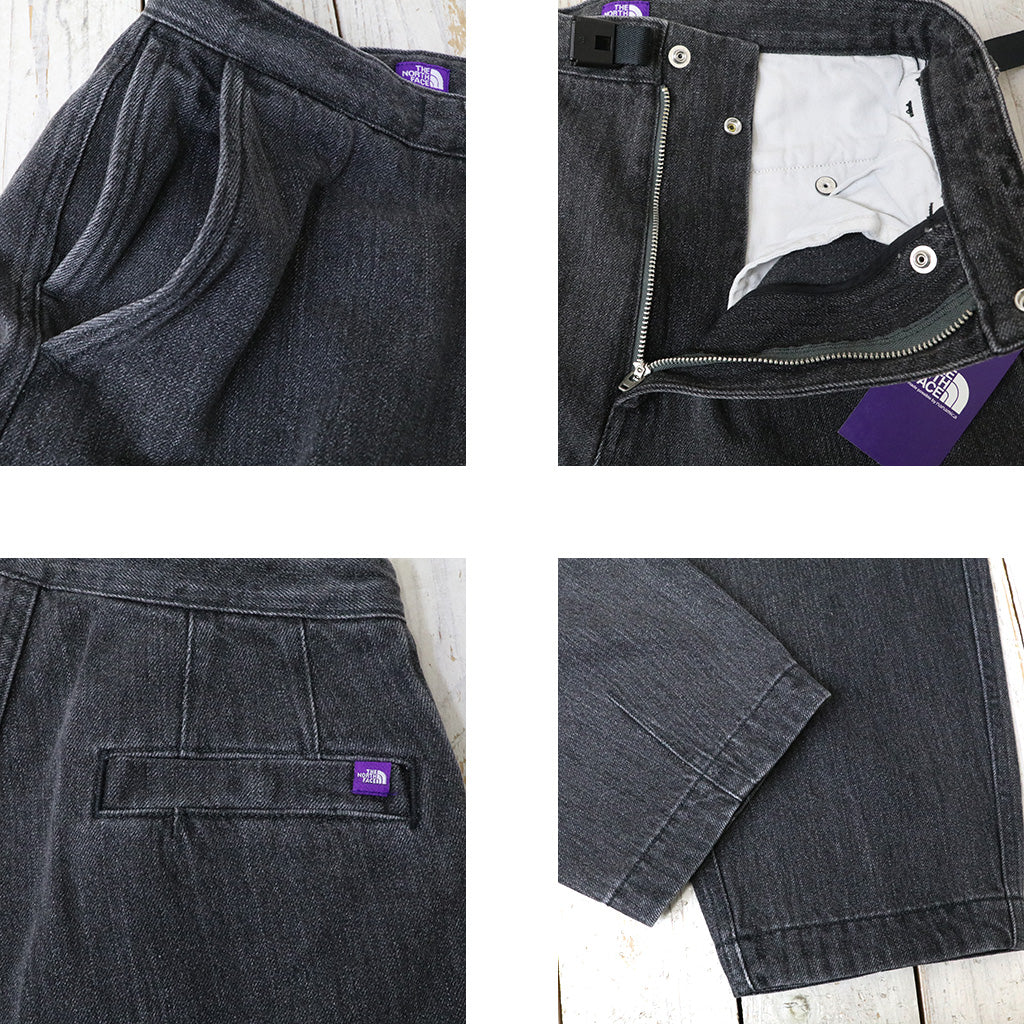THE NORTH FACE PURPLE LABEL : Denim Wide Tapered Field Pants (Gray)