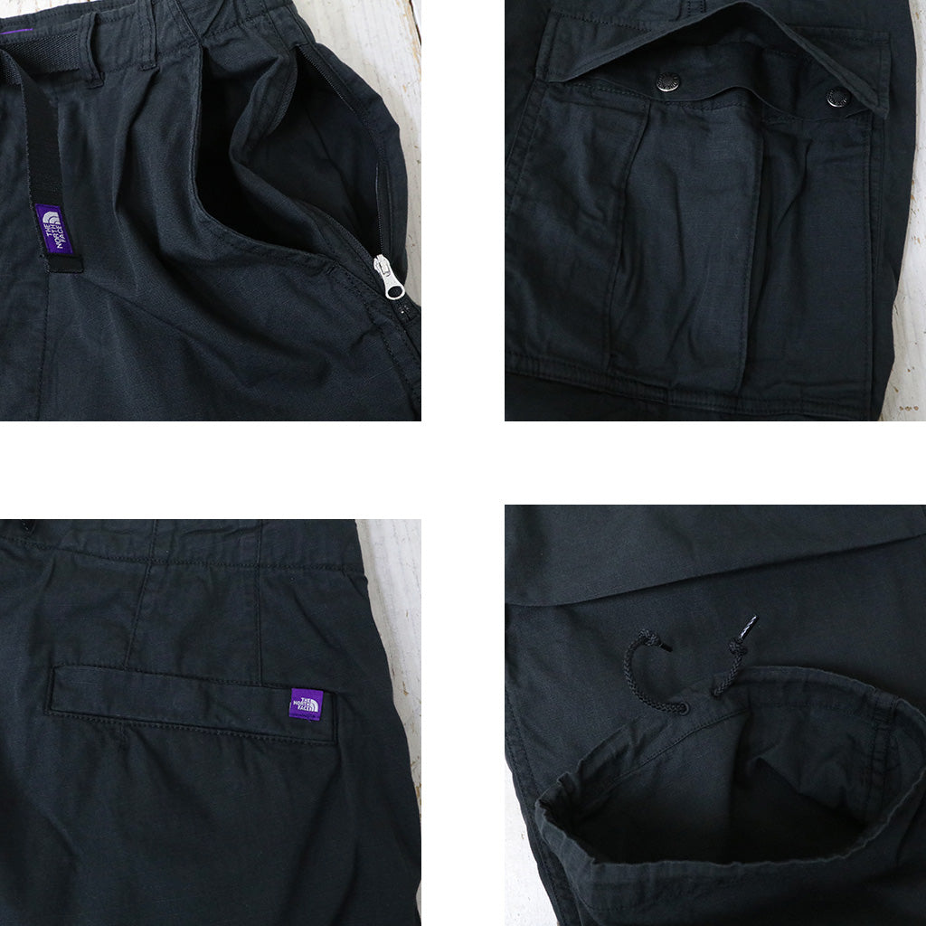 THE NORTH FACE PURPLE LABEL : Ripstop Field Cargo Pants (Black)