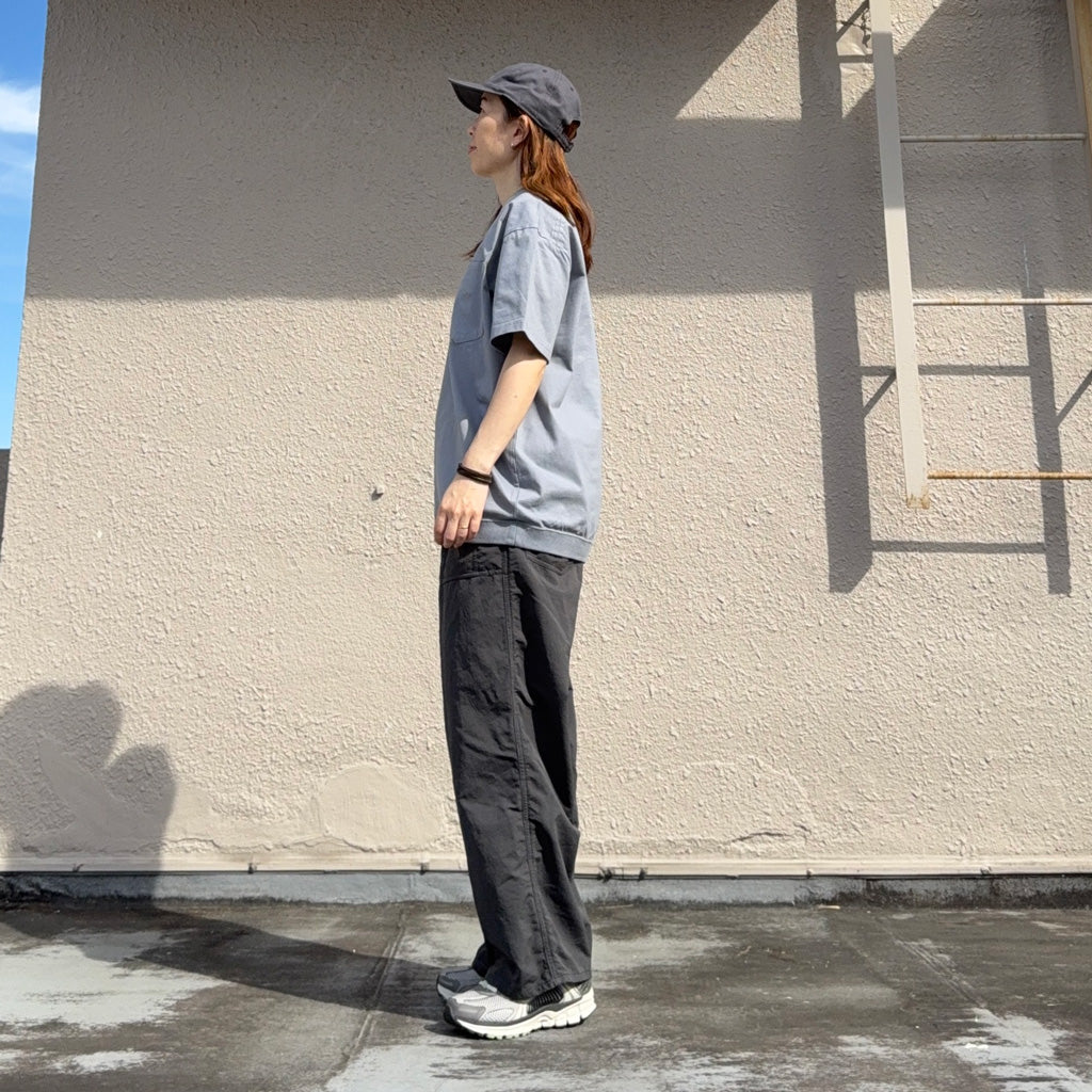 THE NORTH FACE PURPLE LABEL : High Bulky Pocket Tee (Light Gray)