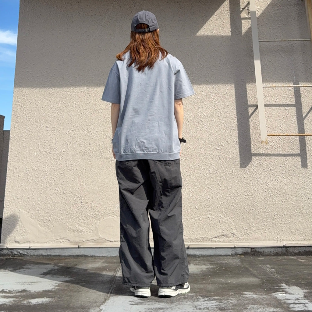 THE NORTH FACE PURPLE LABEL : High Bulky Pocket Tee (Light Gray)
