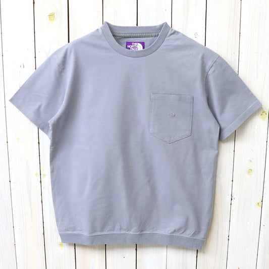 THE NORTH FACE PURPLE LABEL : High Bulky Pocket Tee (Light Gray)