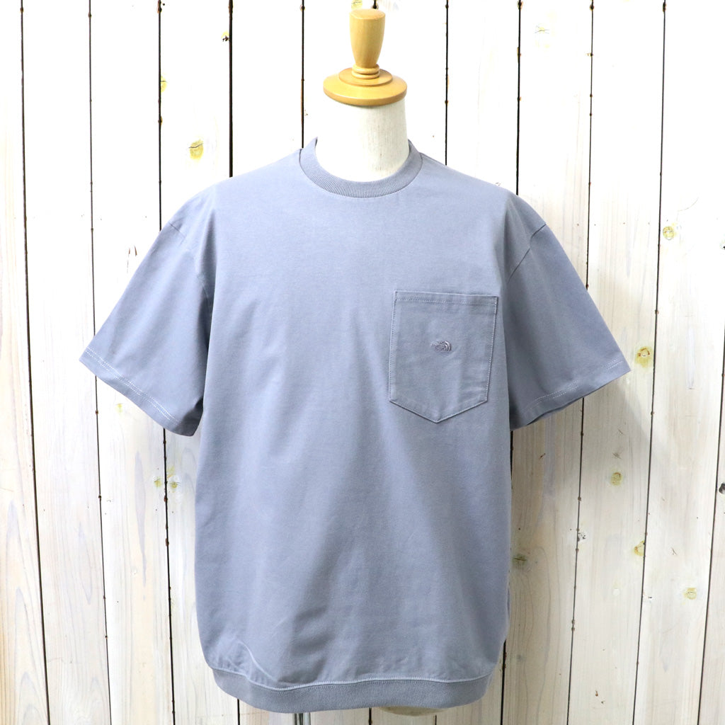 THE NORTH FACE PURPLE LABEL : High Bulky Pocket Tee (Light Gray)