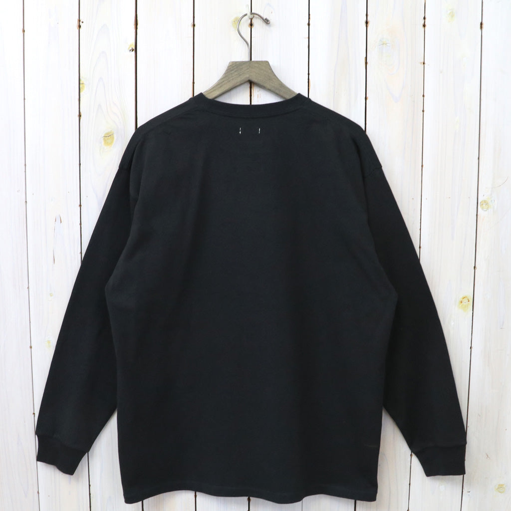nanamica : OOAL Graphic L/S Tee (Charcoal)