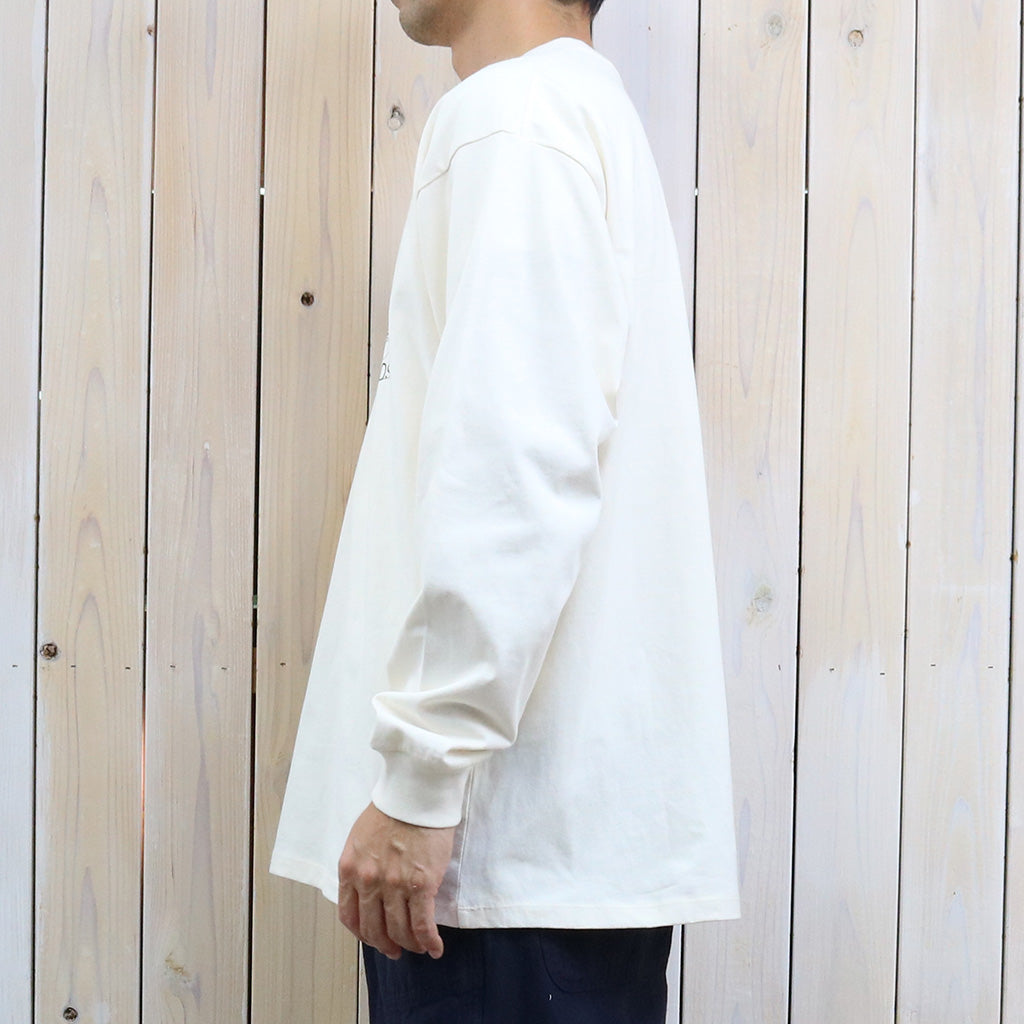 nanamica : OOAL Graphic L/S Tee (Ivory)